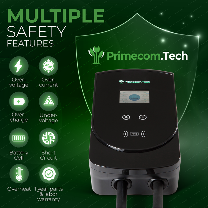 Primecom 50 Amp Level 2 Adjustable EV Charger