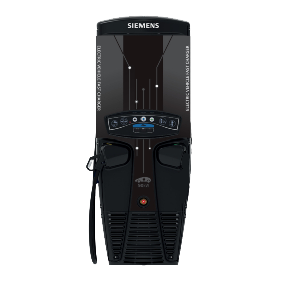 Siemens VersiCharge Ultra 50™ VSCULT50SAG Fast Electric Vehicle Charging Station, 380 to 480 VAC, 3 ph Phase