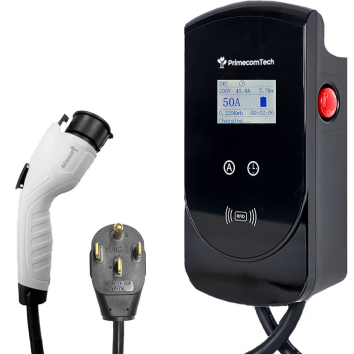 Electric Vehicle Home Charging Station 220 Volt 30' Feet Length —  PRIMECOMTECH